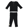 Black - Organic Thermal Baby Lounge Set