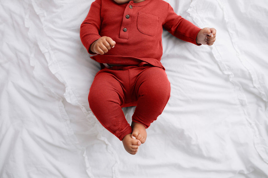 Cherry - Organic Thermal Baby Lounge Set