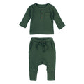 Evergreen - Organic Thermal Henley & Jogger Set