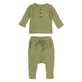 Sage - Organic Thermal Henley & Jogger Set