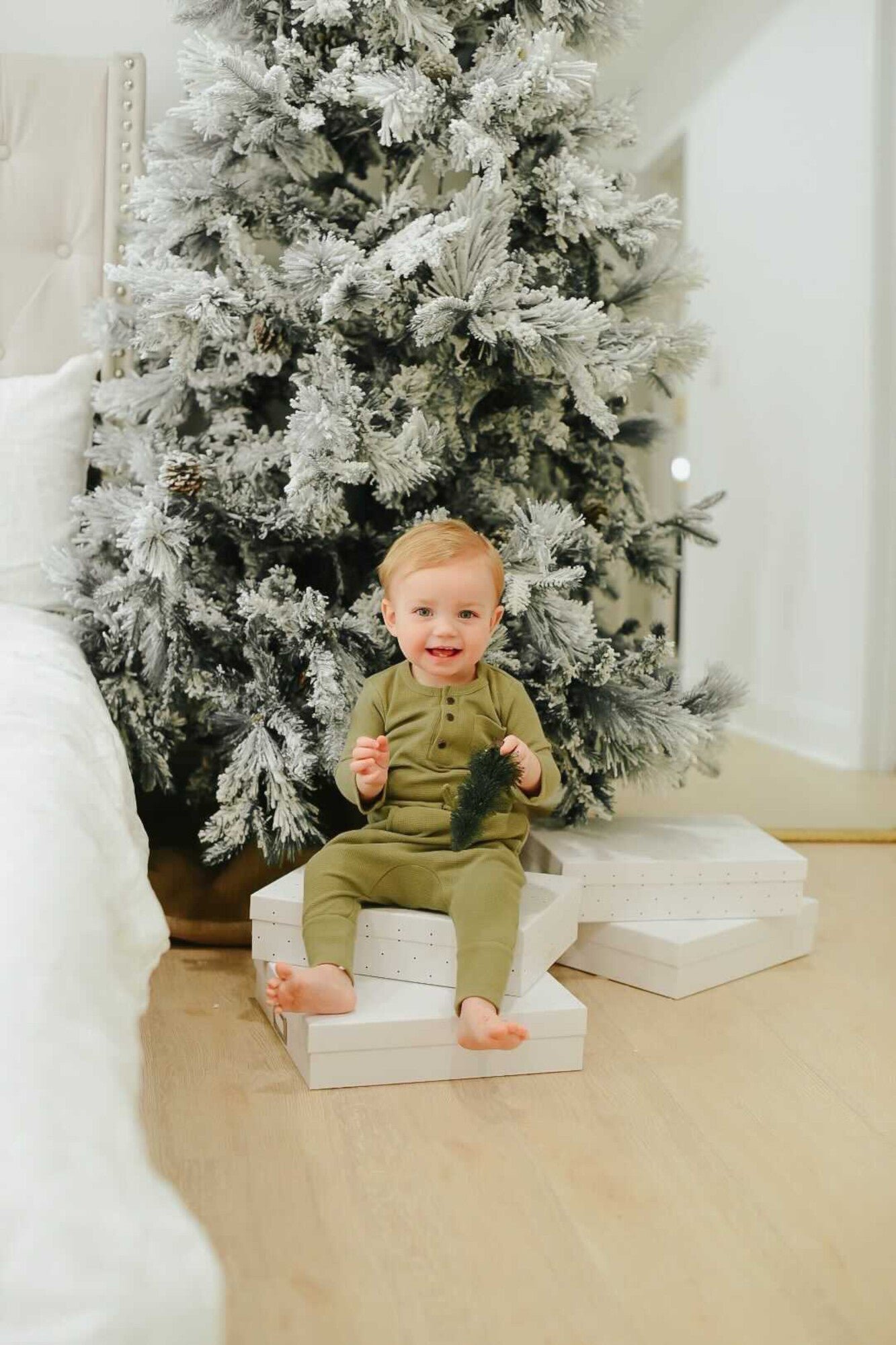 Sage - Organic Thermal Henley & Jogger Set