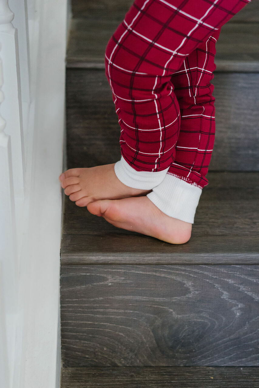 Santa Baby - Kids' Organic Holiday PJ & Cap Set