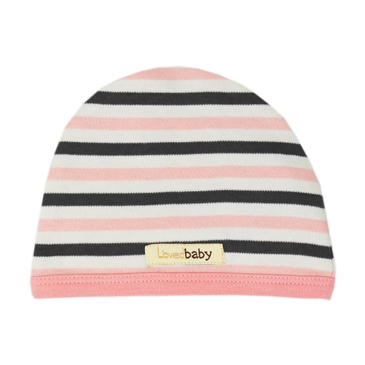 Coral Stripe - Organic Cute Cap