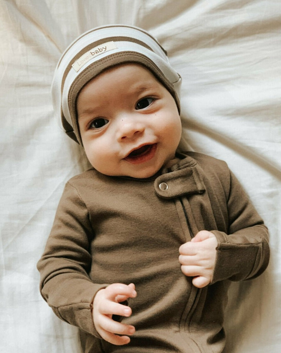 Bark Stripe - Organic Cute Cap