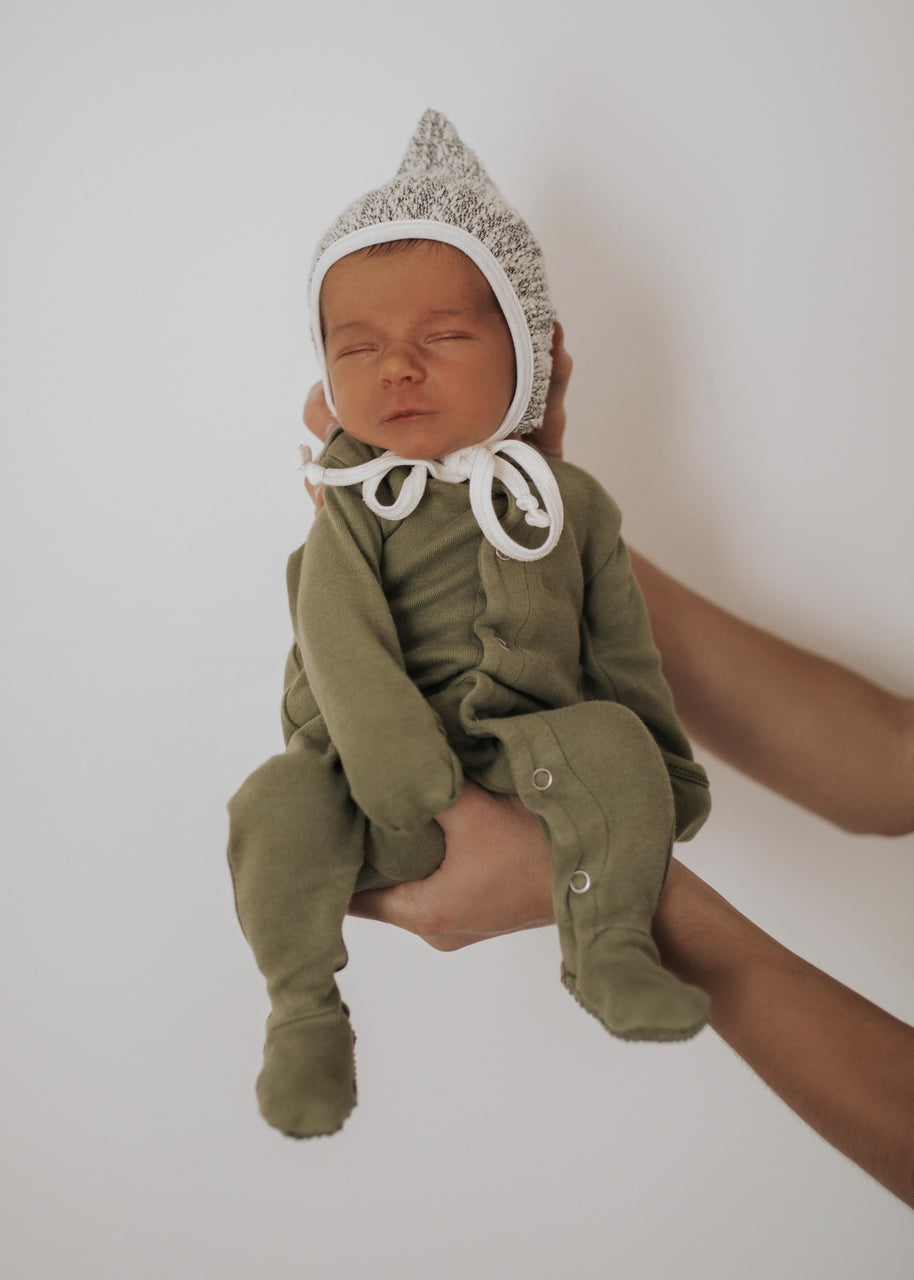 Sage - Organic Snap Footie