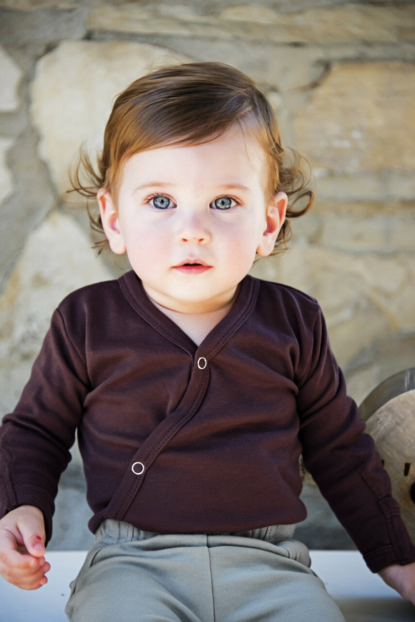 Eggplant - Organic Kimono Bodysuit