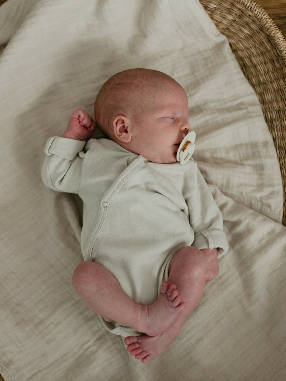 Stone - Organic Kimono Bodysuit