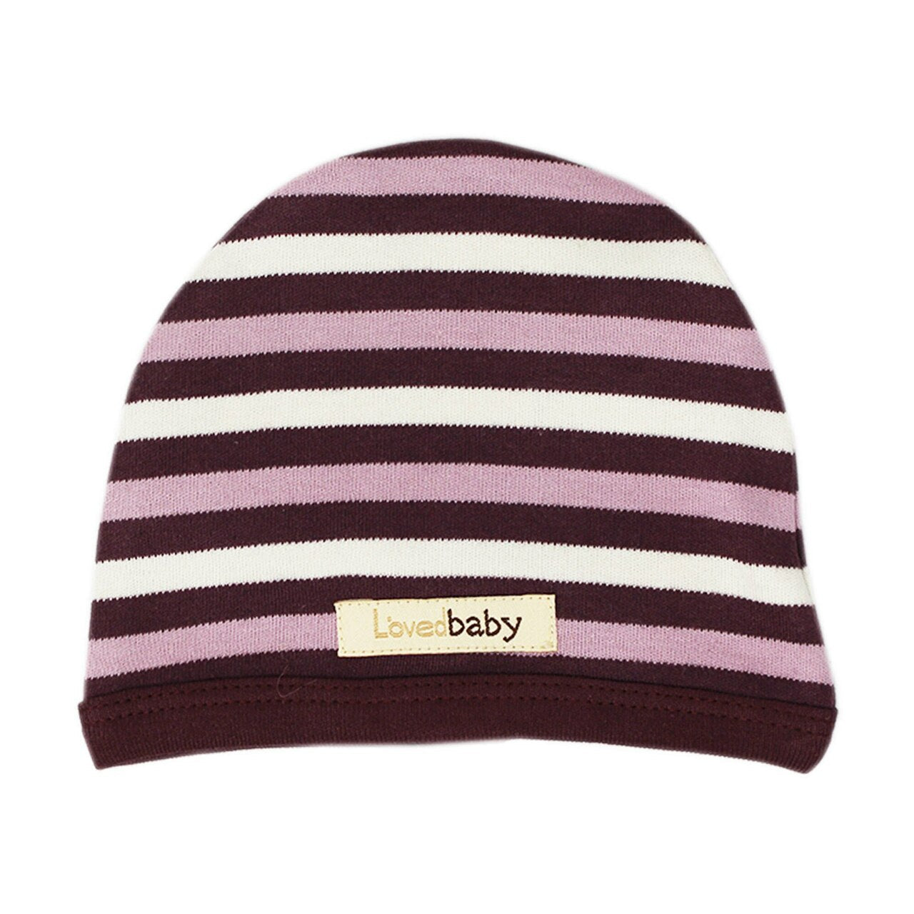 Eggplant Stripe - Organic Cute Cap