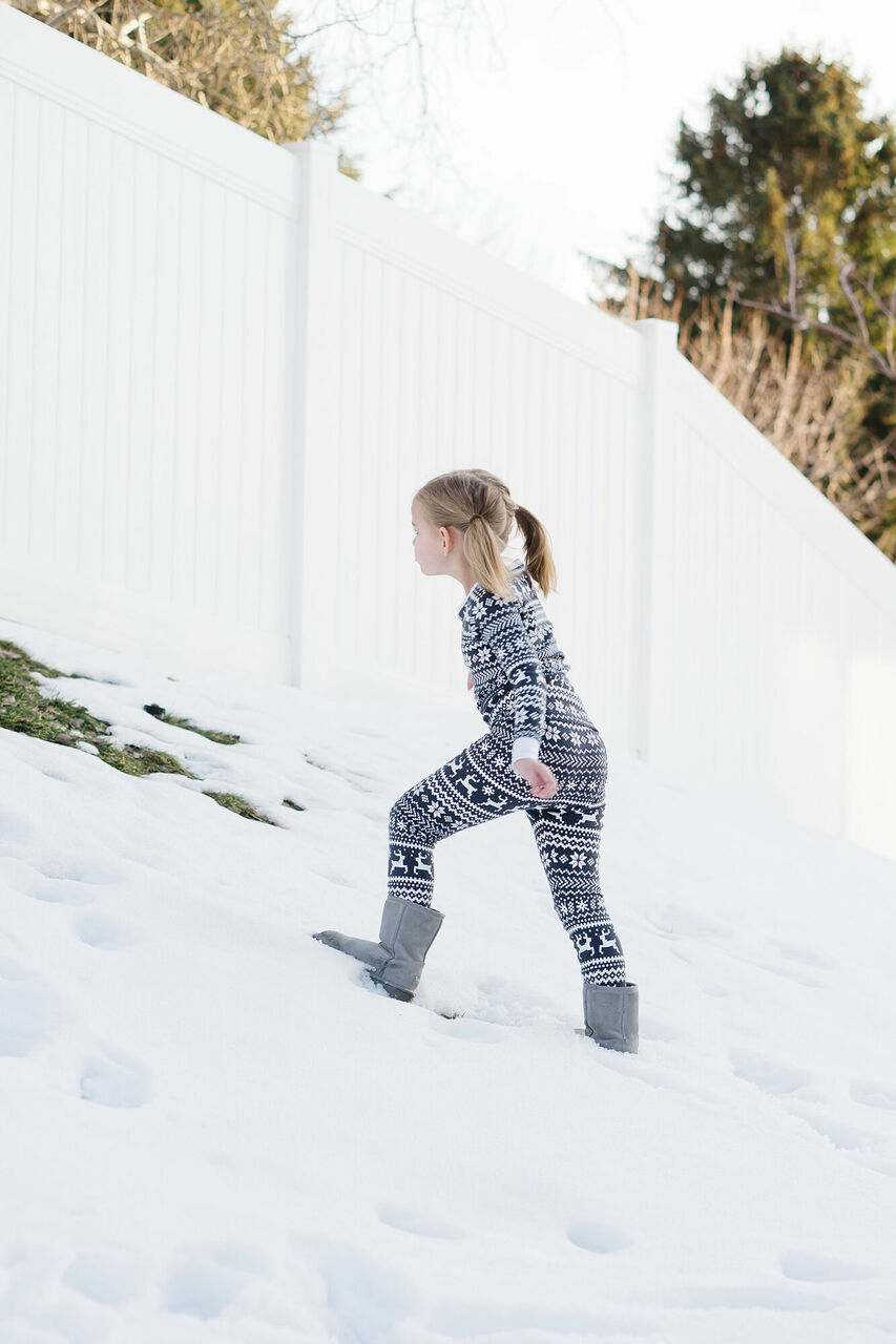 Rudolph - Kids' Organic Holiday PJ & Cap Set