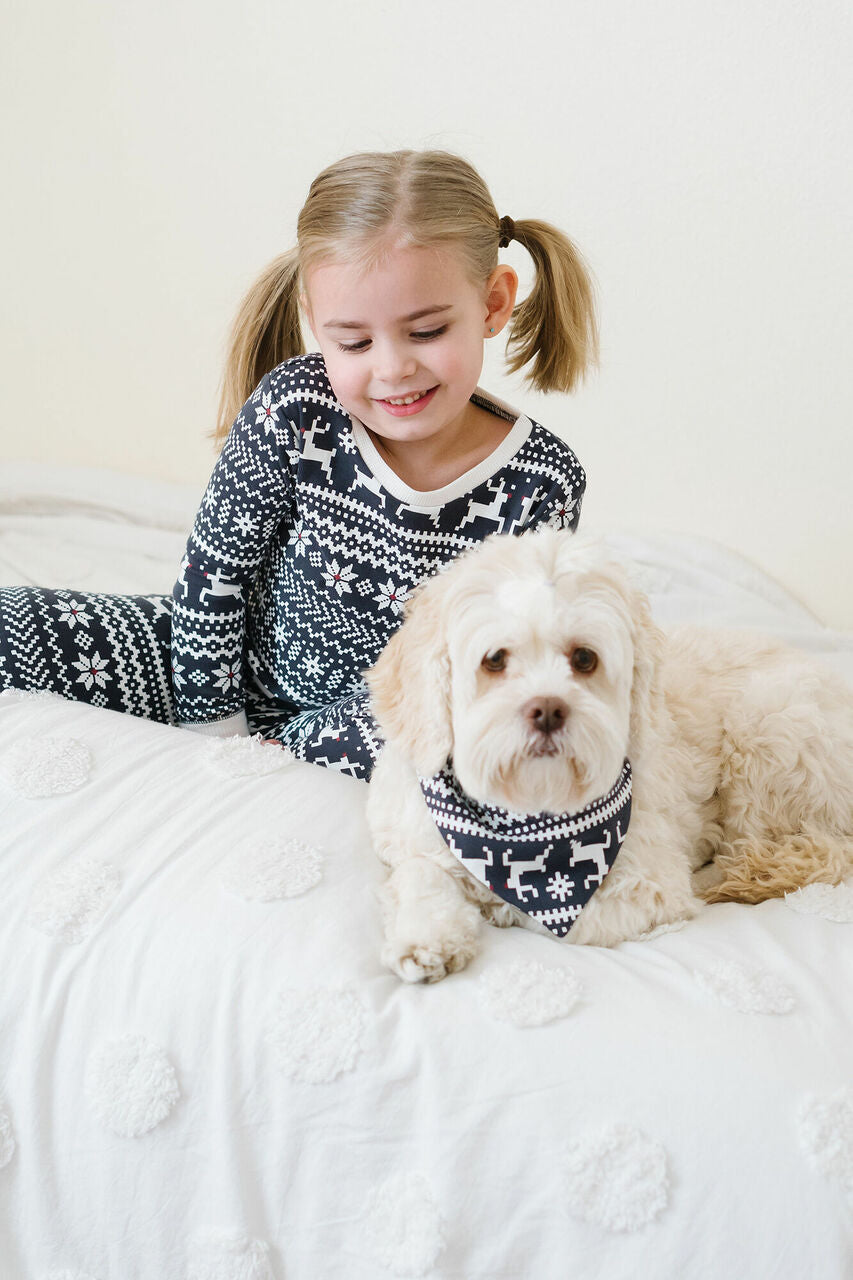 Rudolph - Kids' Organic Holiday PJ & Cap Set