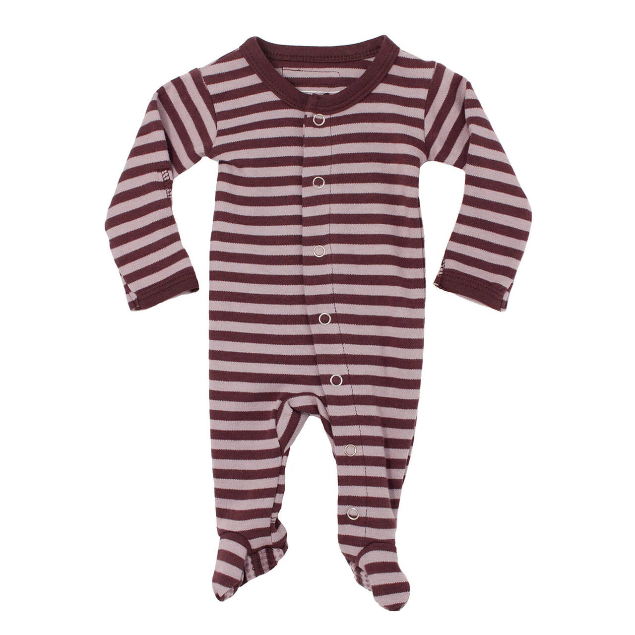 Lavender/Eggplant - Organic Snap Footie