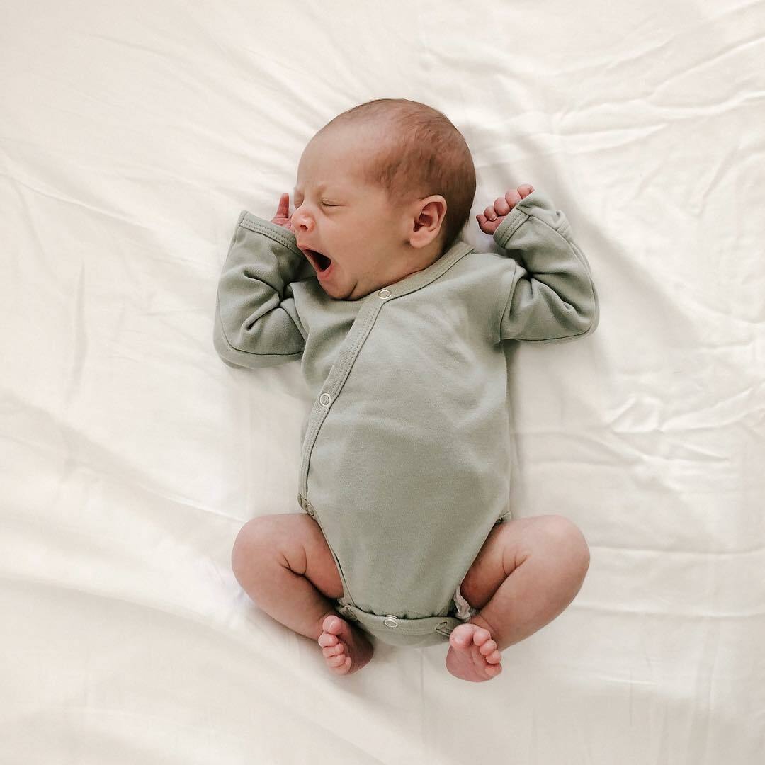 Seafoam - Organic Kimono Bodysuit
