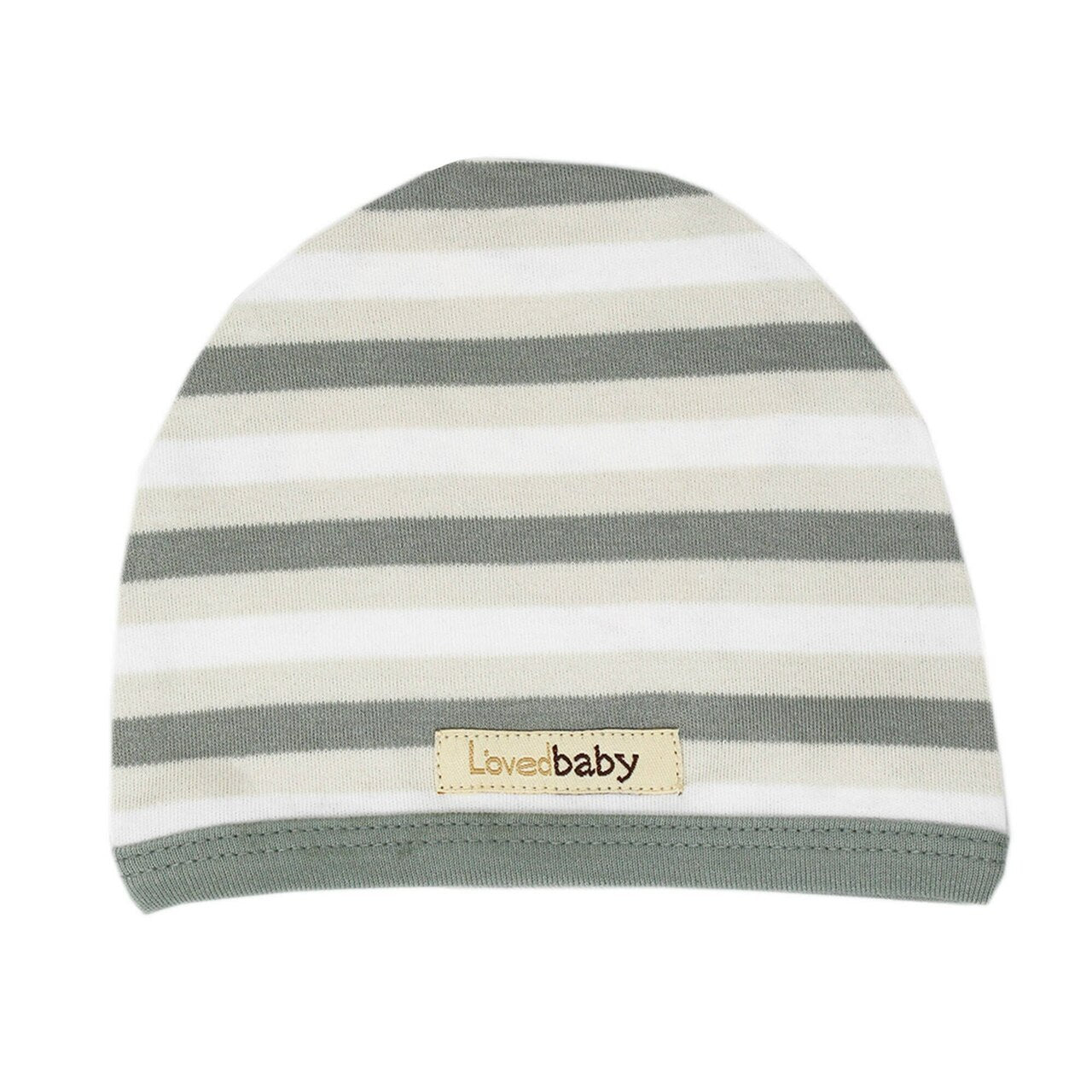 Seafoam Stripe - Organic Cute Cap