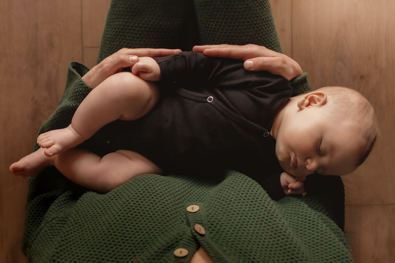 Black - Organic Kimono Bodysuit