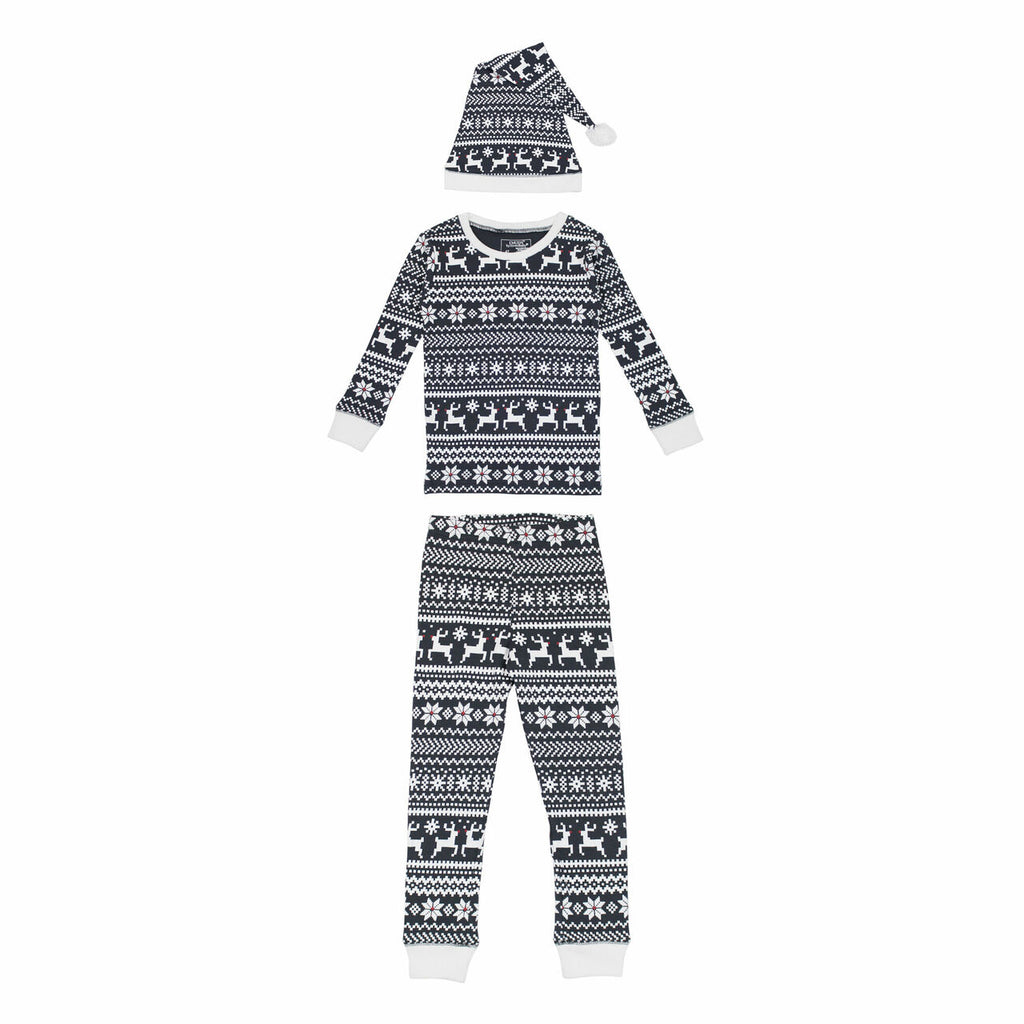 Rudolph - Kids' Organic Holiday PJ & Cap Set