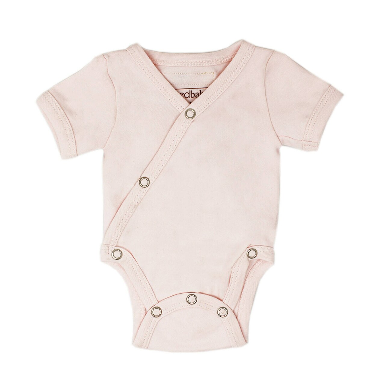 Blush - Organic Short-Sleeve Kimono Bodysuit