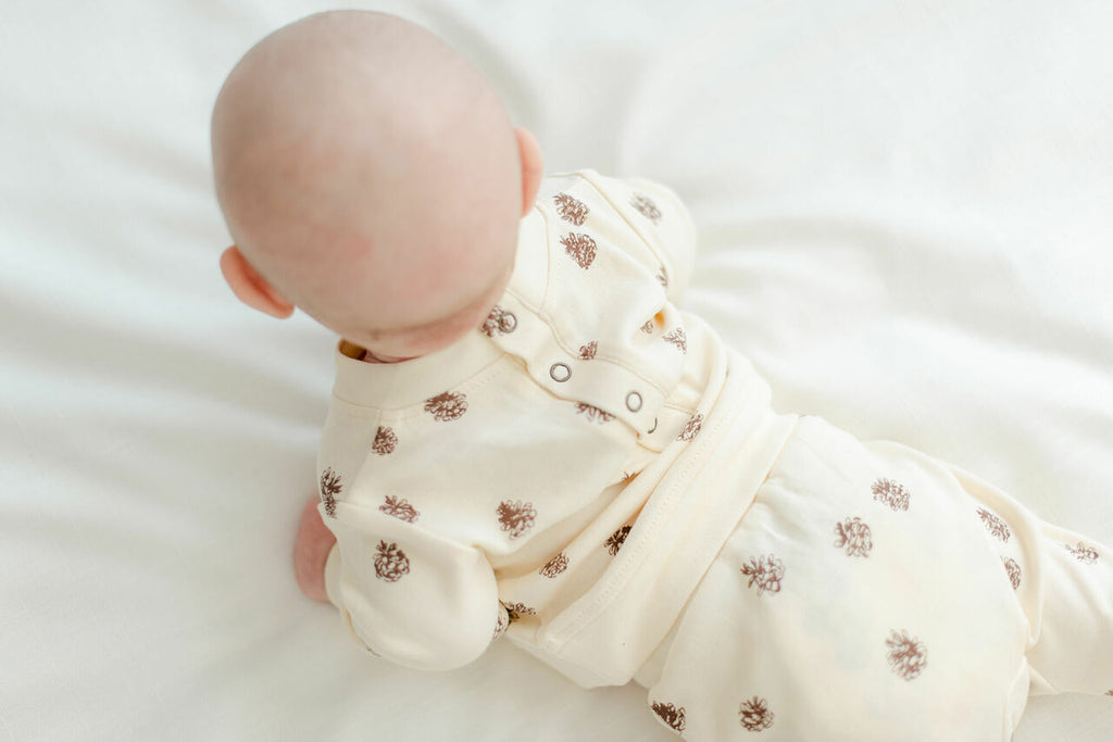 Buttercream Pinecone - Organic Sweatshirt & Jogger Set