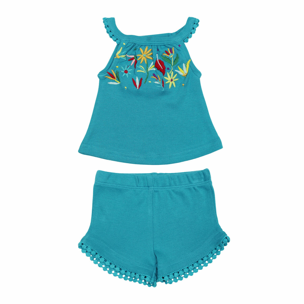 Teal Floral