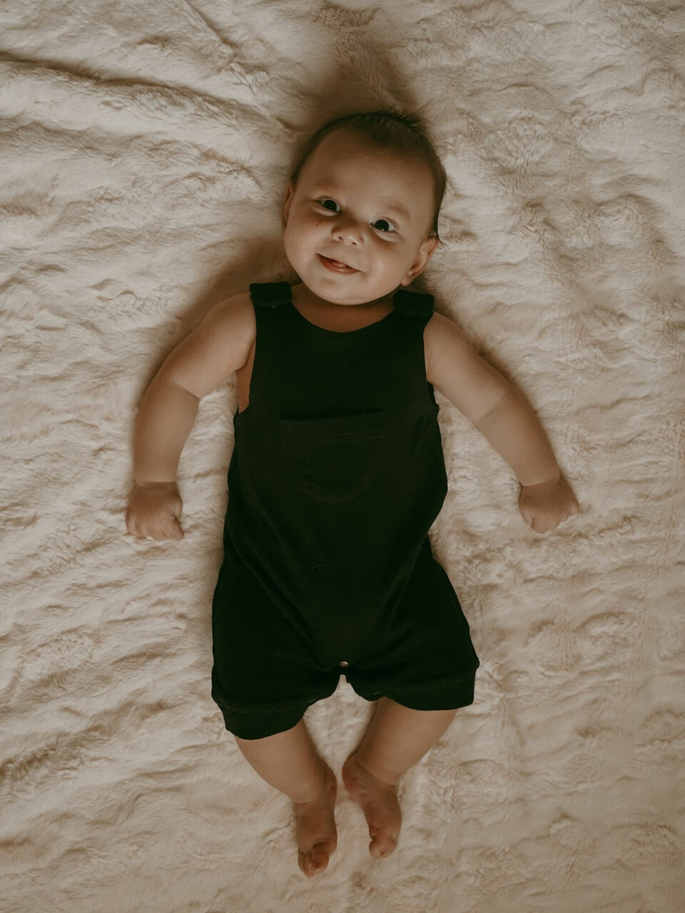 Black - Organic Sleeveless Romper