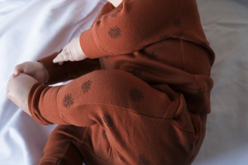 Cinnamon Pinecone - Organic Sweatshirt & Jogger Set