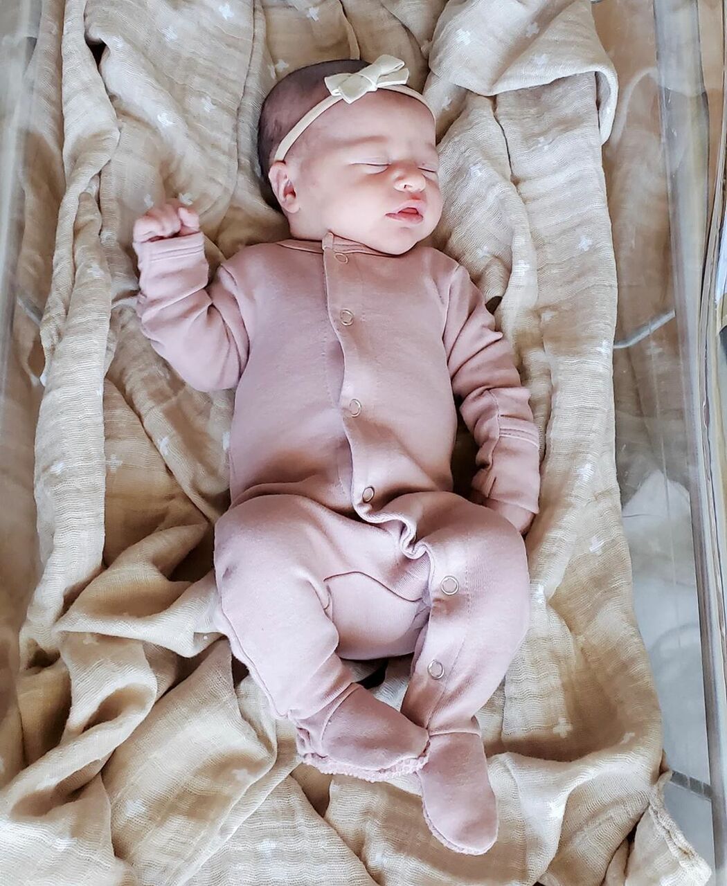 Mauve - Organic Snap Footie