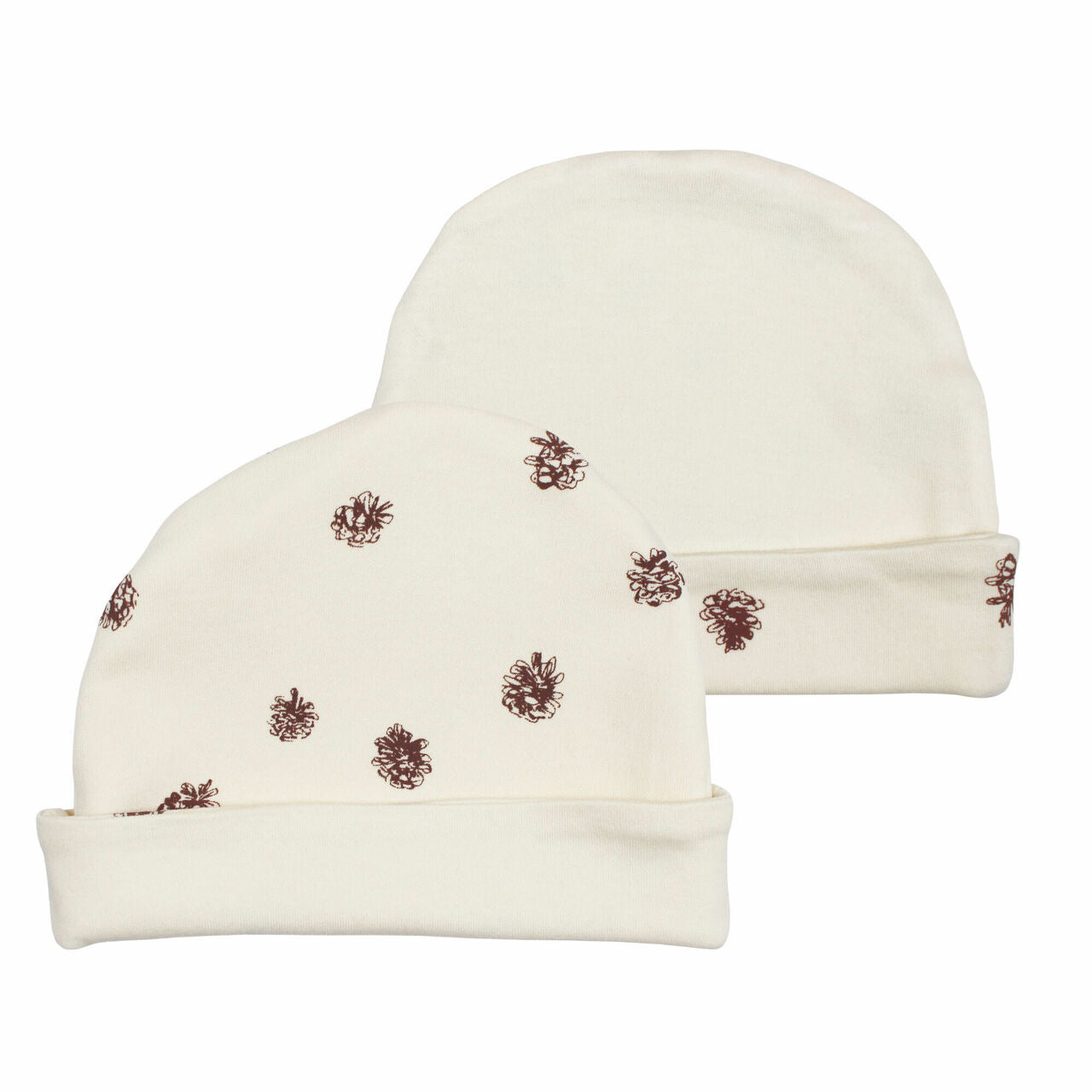 Buttercream Pinecone - Organic Reversible Beanie