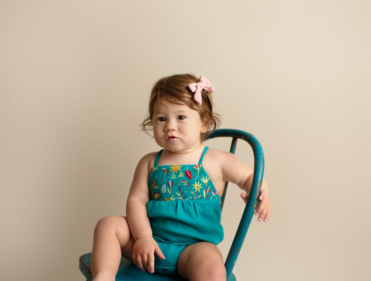 Teal Floral