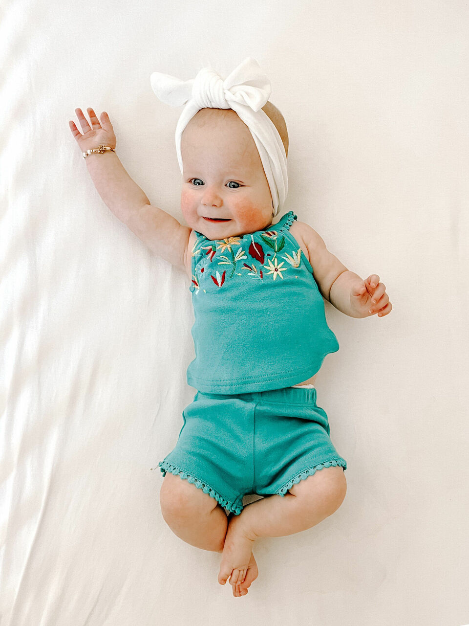 Teal Floral