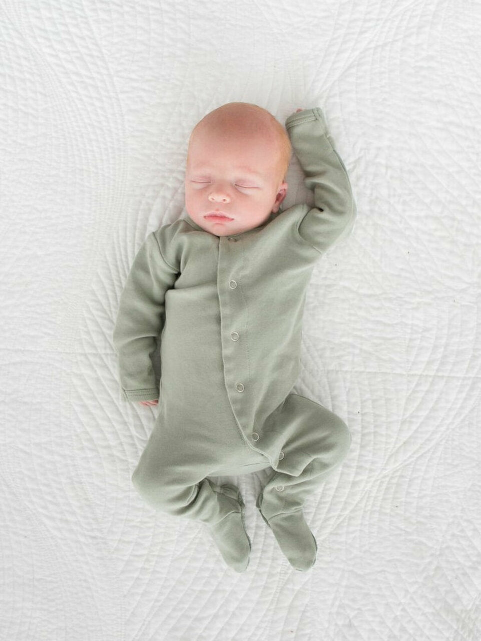 Seafoam - Organic Snap Footie