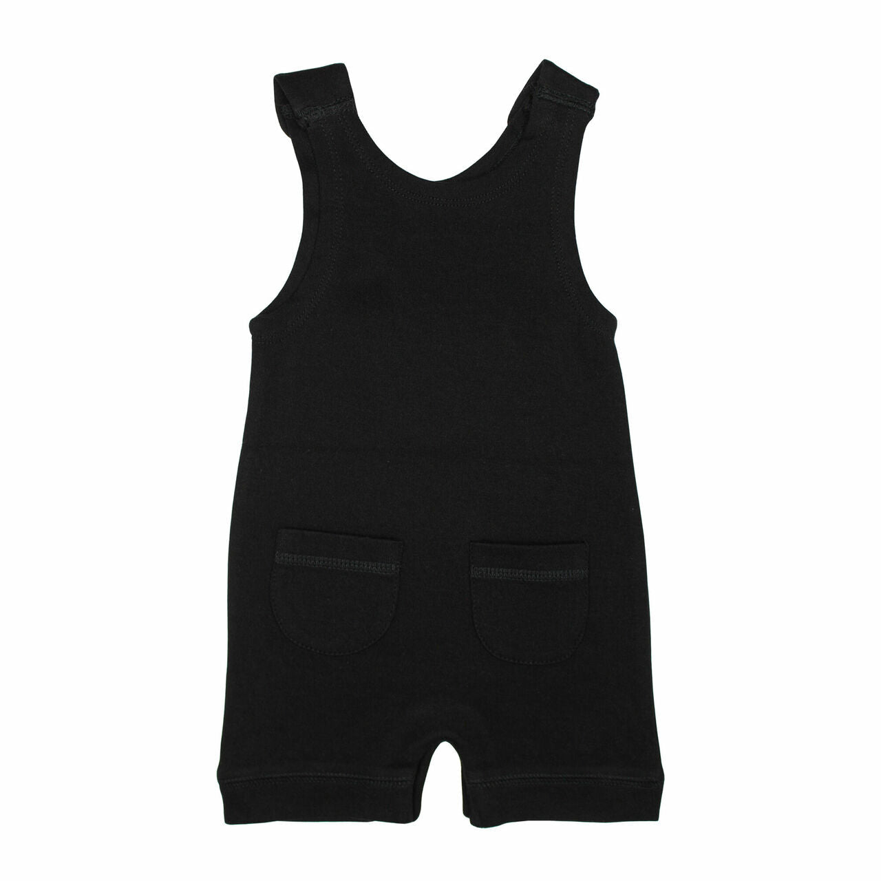 Black - Organic Sleeveless Romper