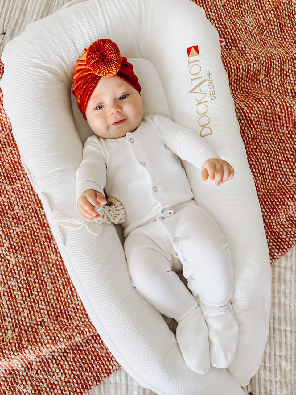 White - Organic Snap Footie