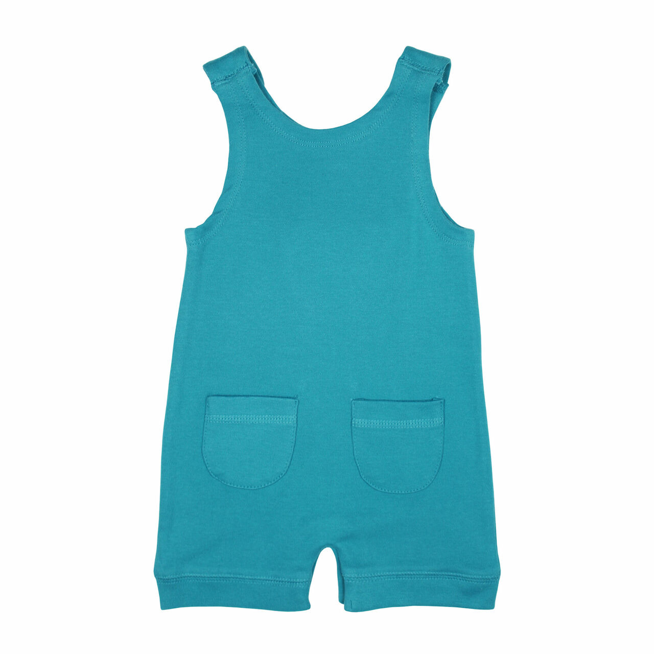Teal - Organic Sleeveless Romper