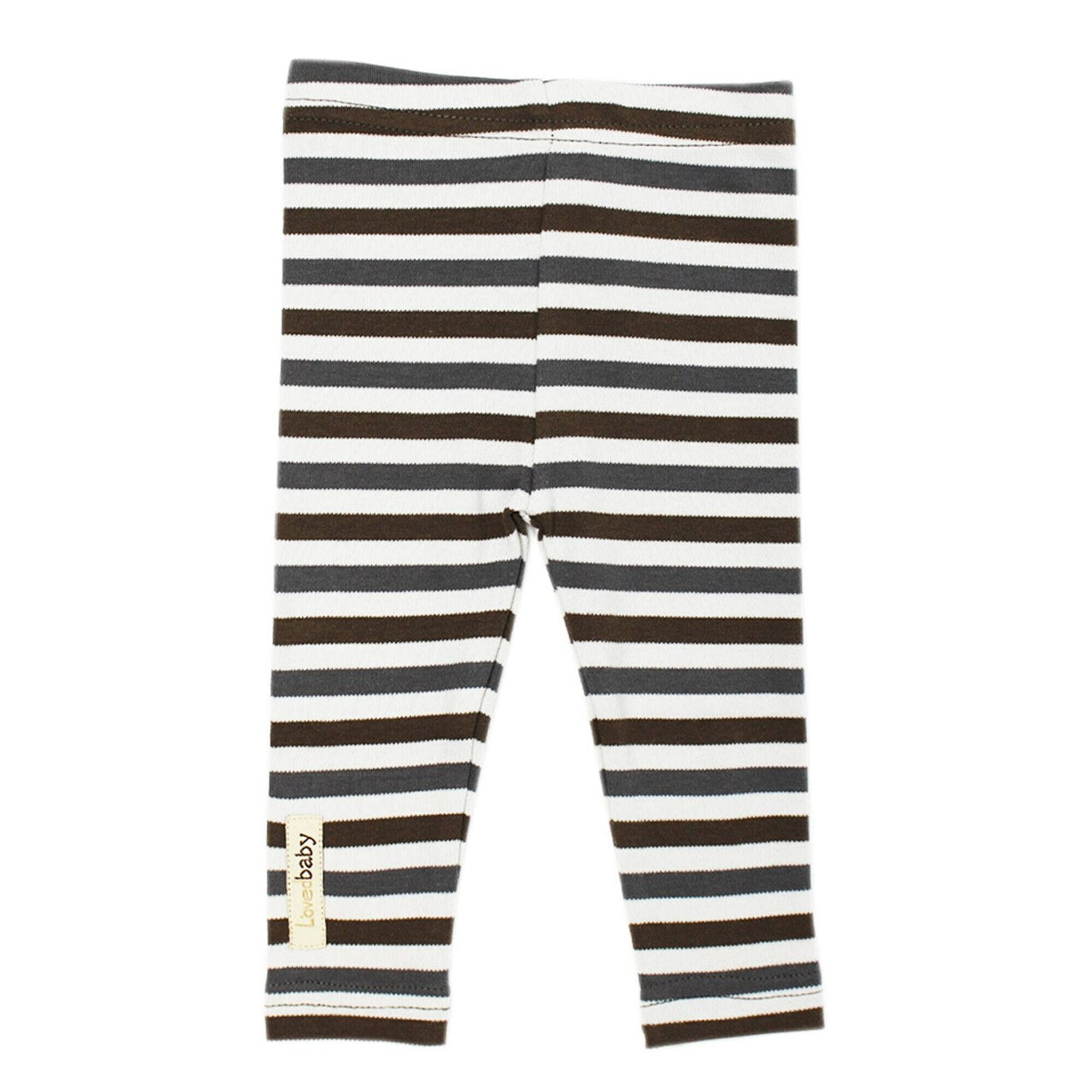 Gray Stripe - Organic Leggings