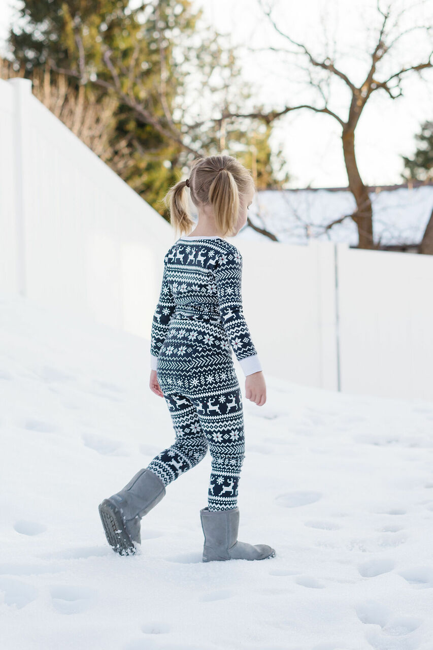 Rudolph - Kids' Organic Holiday PJ & Cap Set