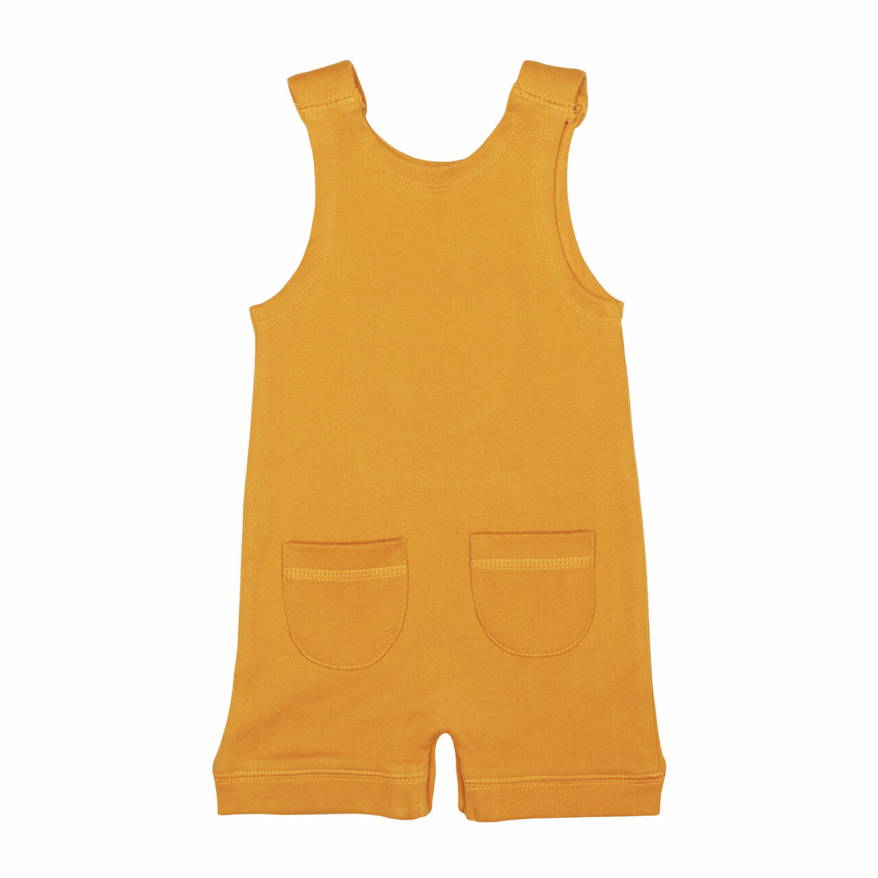 Tangerine - Organic Sleeveless Romper