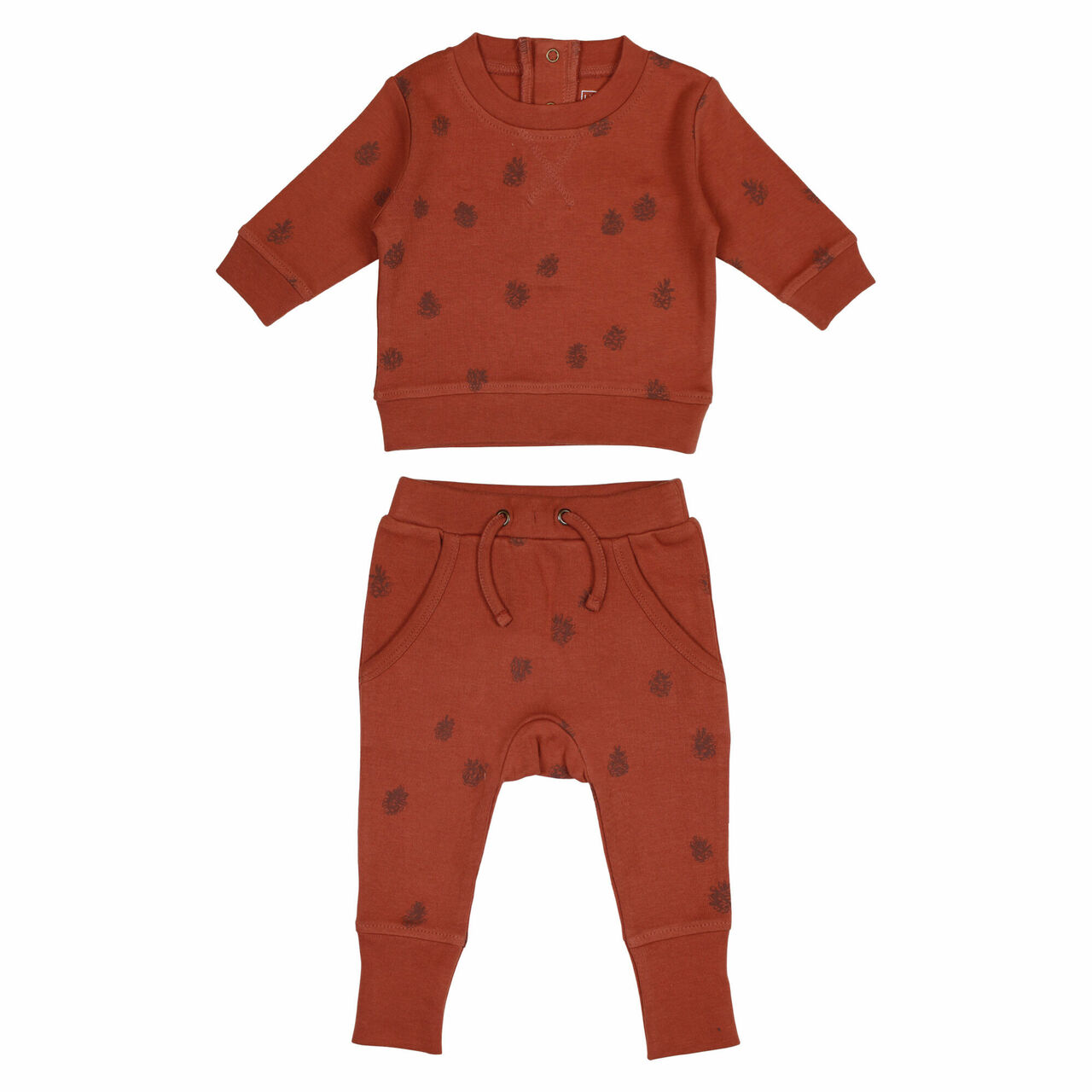 Cinnamon Pinecone - Organic Sweatshirt & Jogger Set