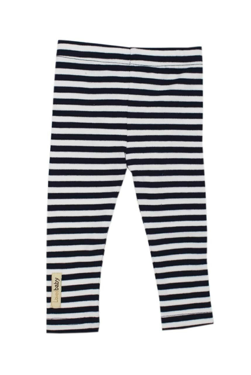 Navy/White - Organic Leggings