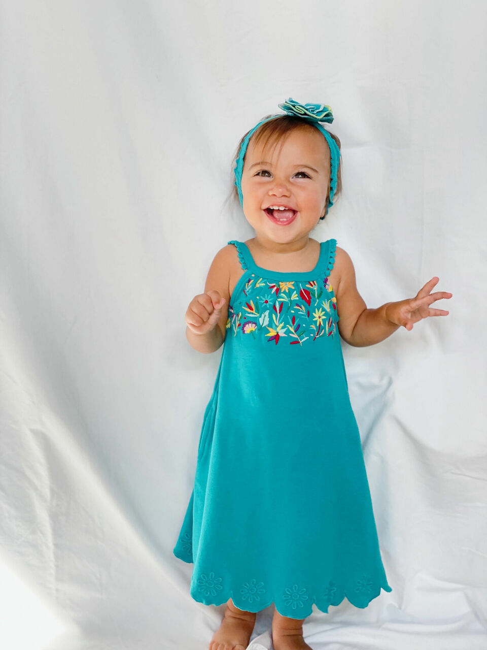 Teal Floral