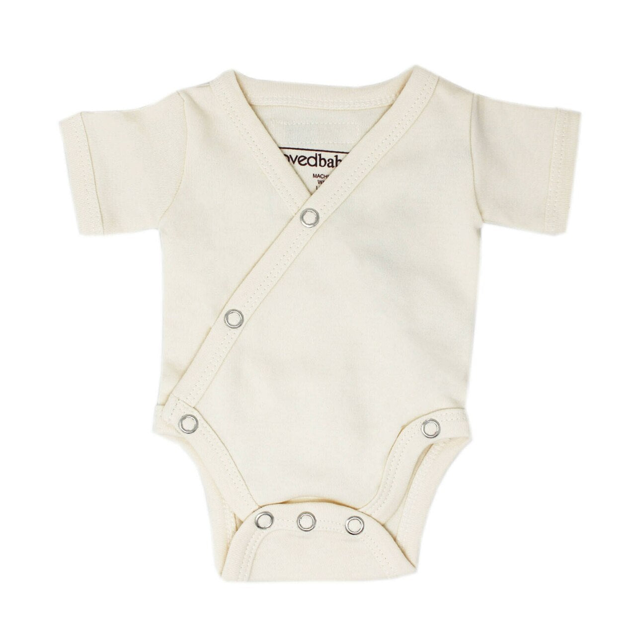 Buttercream - Organic Short-Sleeve Kimono Bodysuit