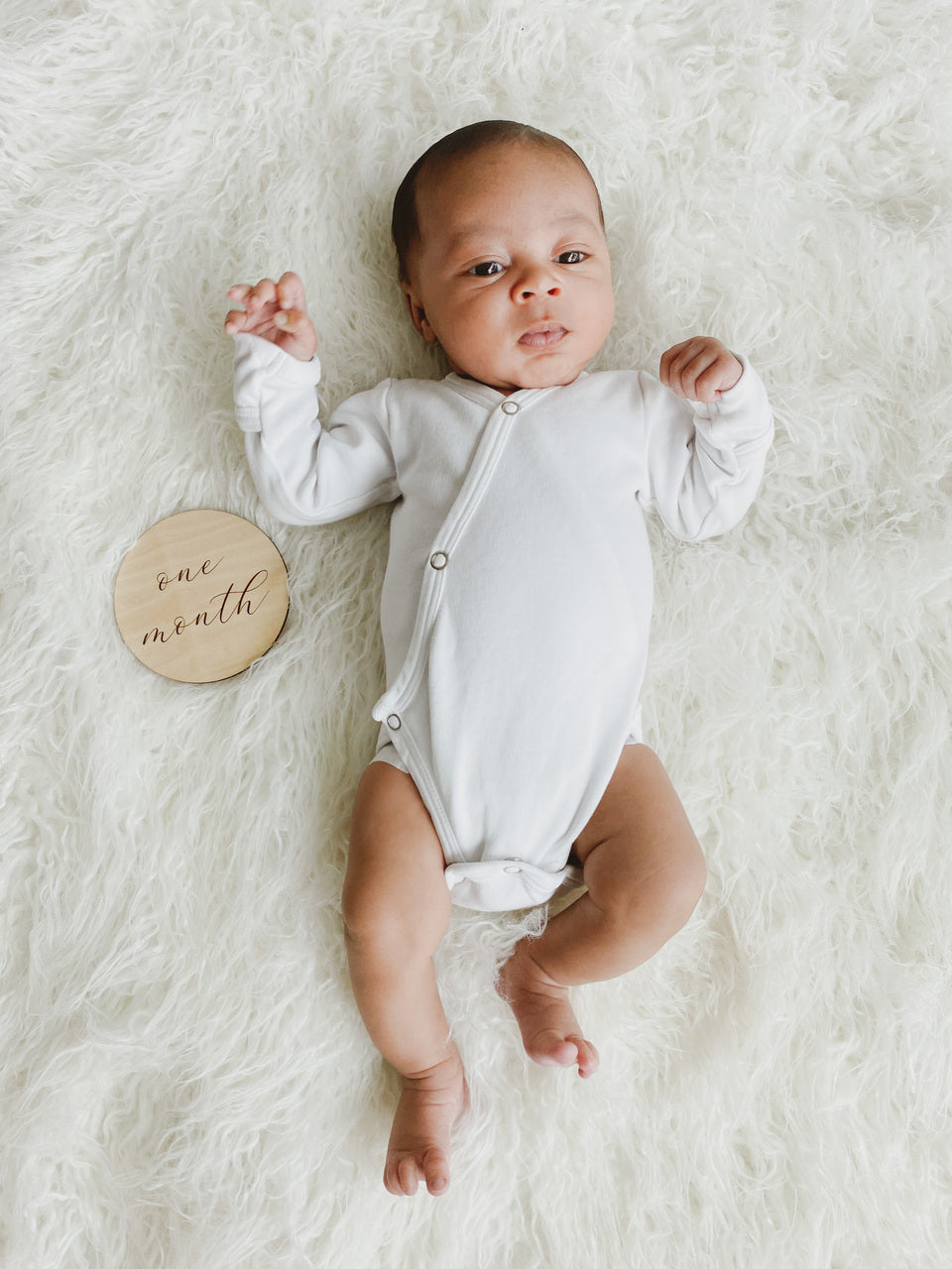 White - Organic Kimono Bodysuit