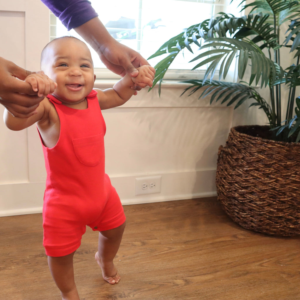 Chili Pepper - Organic Sleeveless Romper