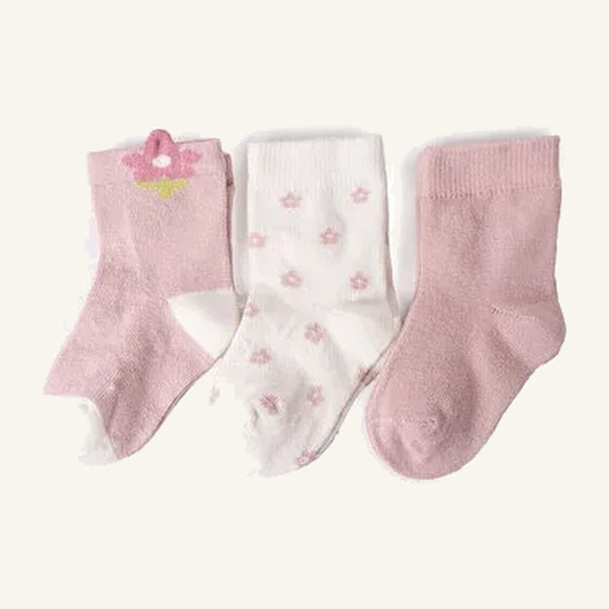 Baby Girl Socks — Blossom 3-Pack